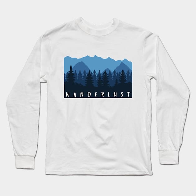 Wanderlust Long Sleeve T-Shirt by Siddhi_Zedmiu